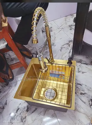 Gold Complete Kitchen Sink