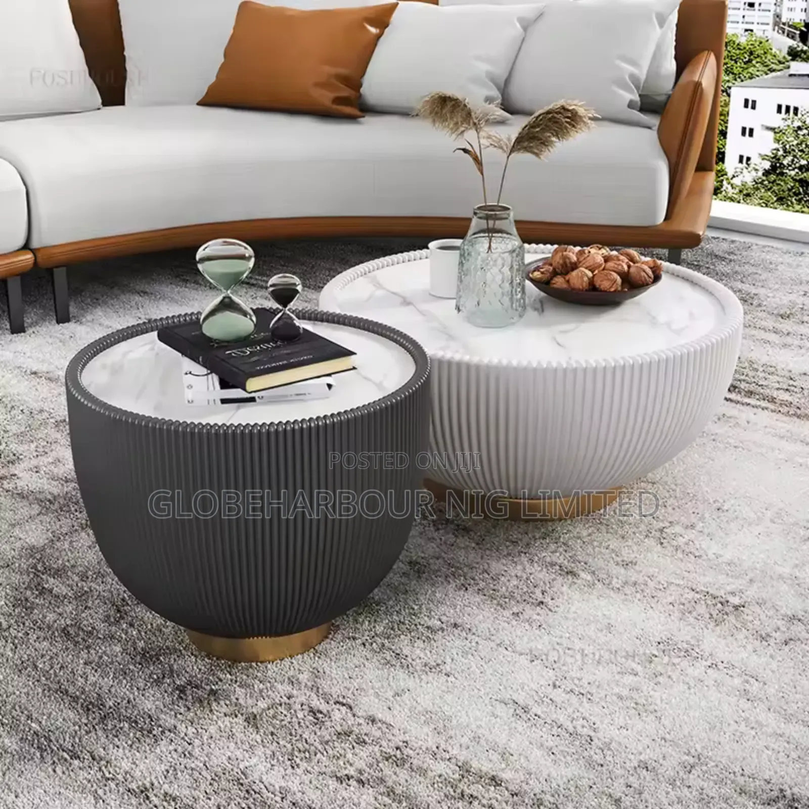Luxury Mable Top 2in1 Center Table