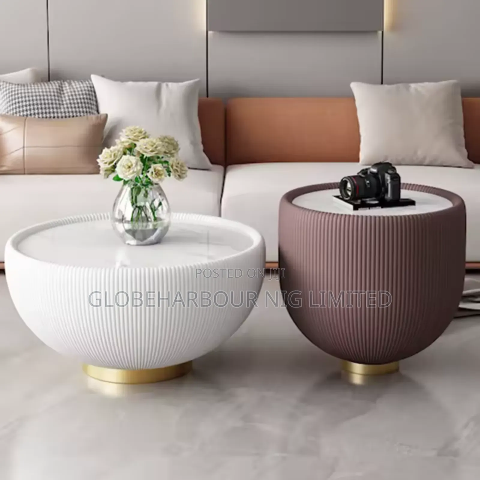 Luxury Mable Top 2in1 Center Table