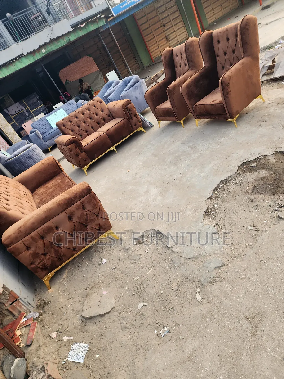 Luxury 7 Seaters Padded Sofa Couch.