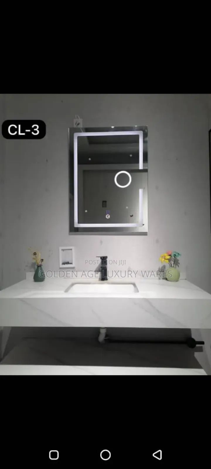 80x60cm Mirror With Light
