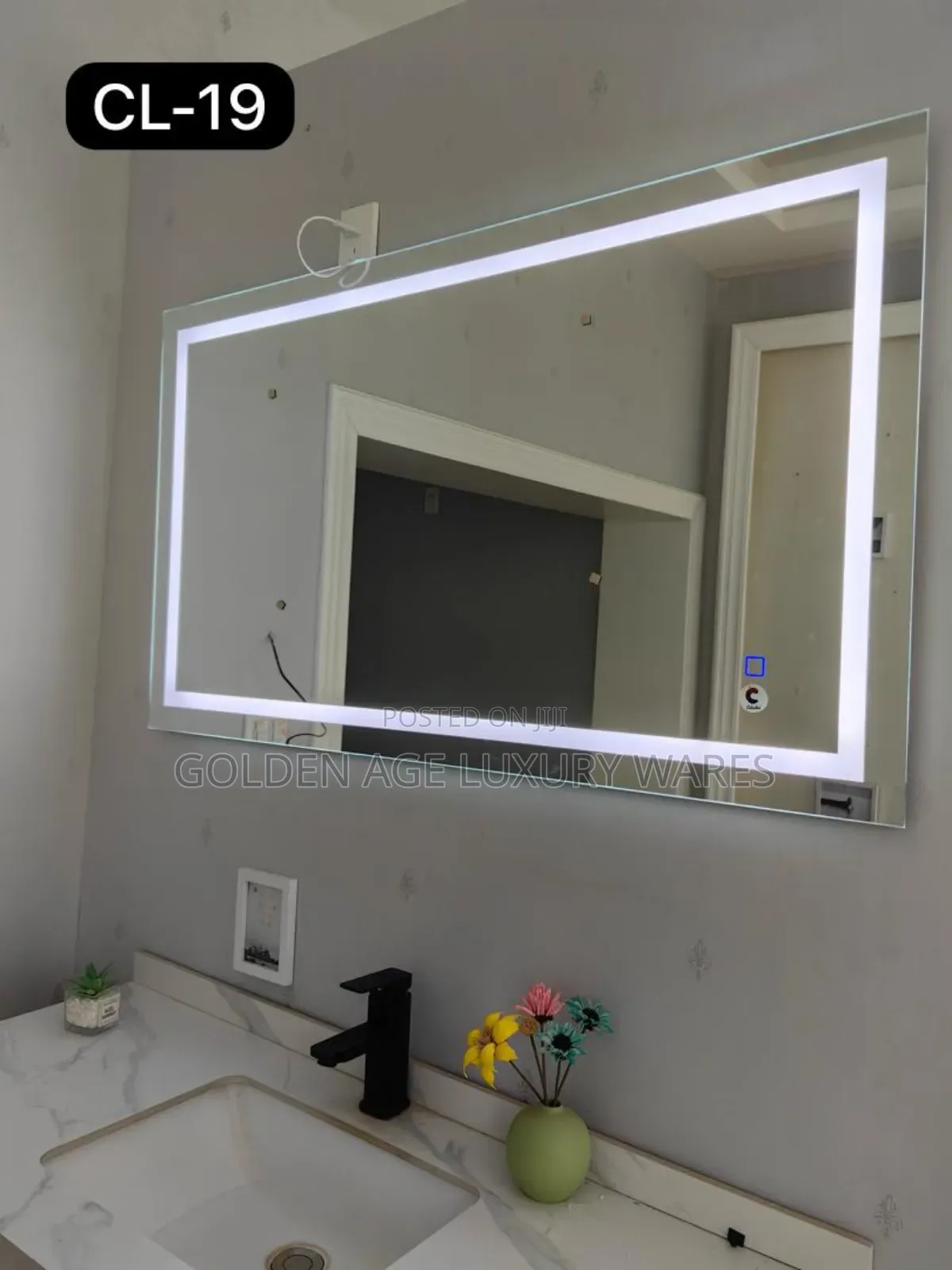 70x120cm Mirror With Lights