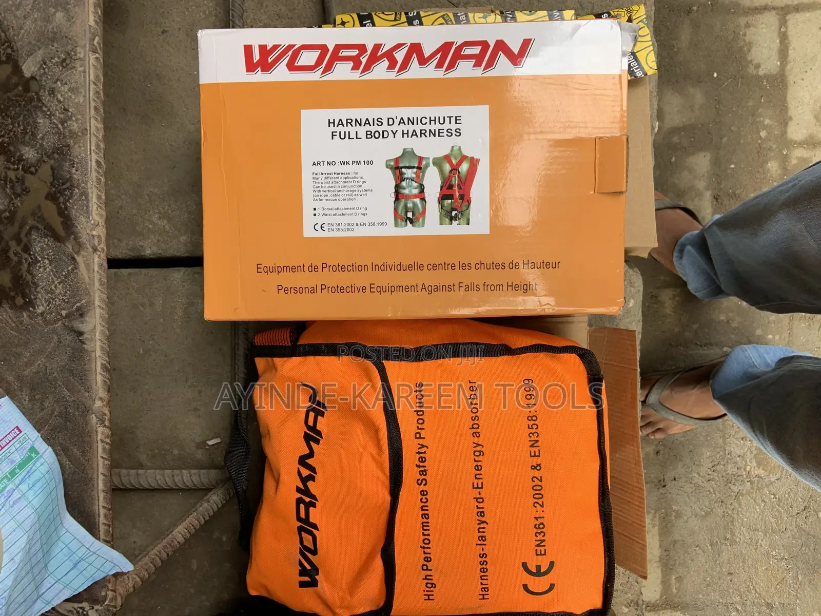 Workman Full Body Harness (Double Hook)