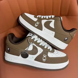 High Quality Brown Nike Af1’ Custom “Bape Edition”