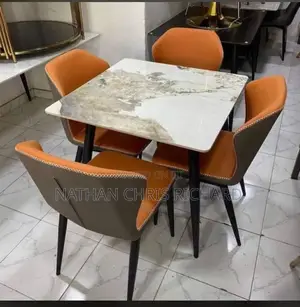 Orange Cool Dining With Table