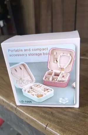 Compact Leather Luxury Jewelry Box