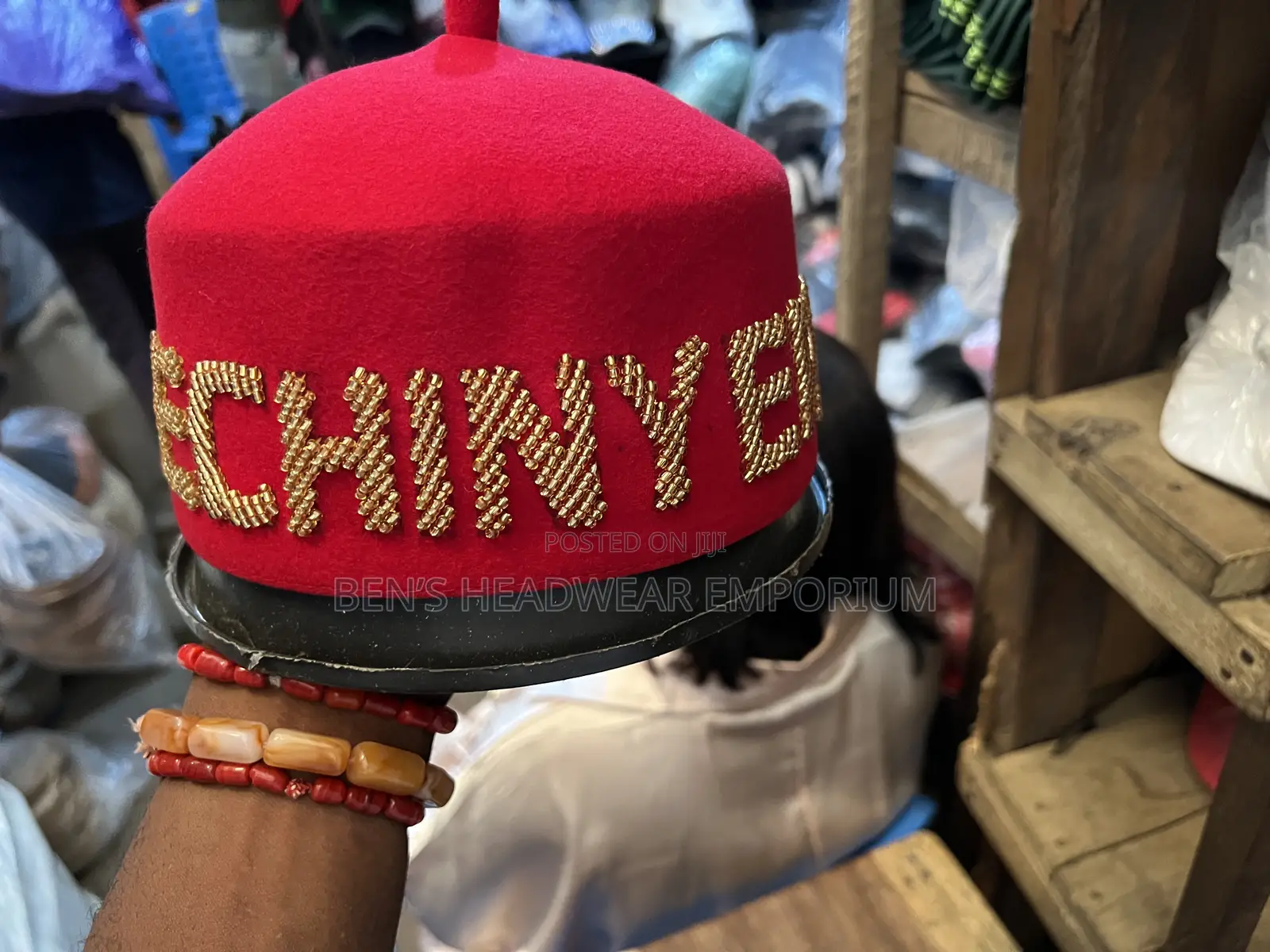 Customised Red Cap