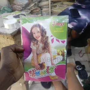 Photo - Black Children Panty Hose, Long To The Waist