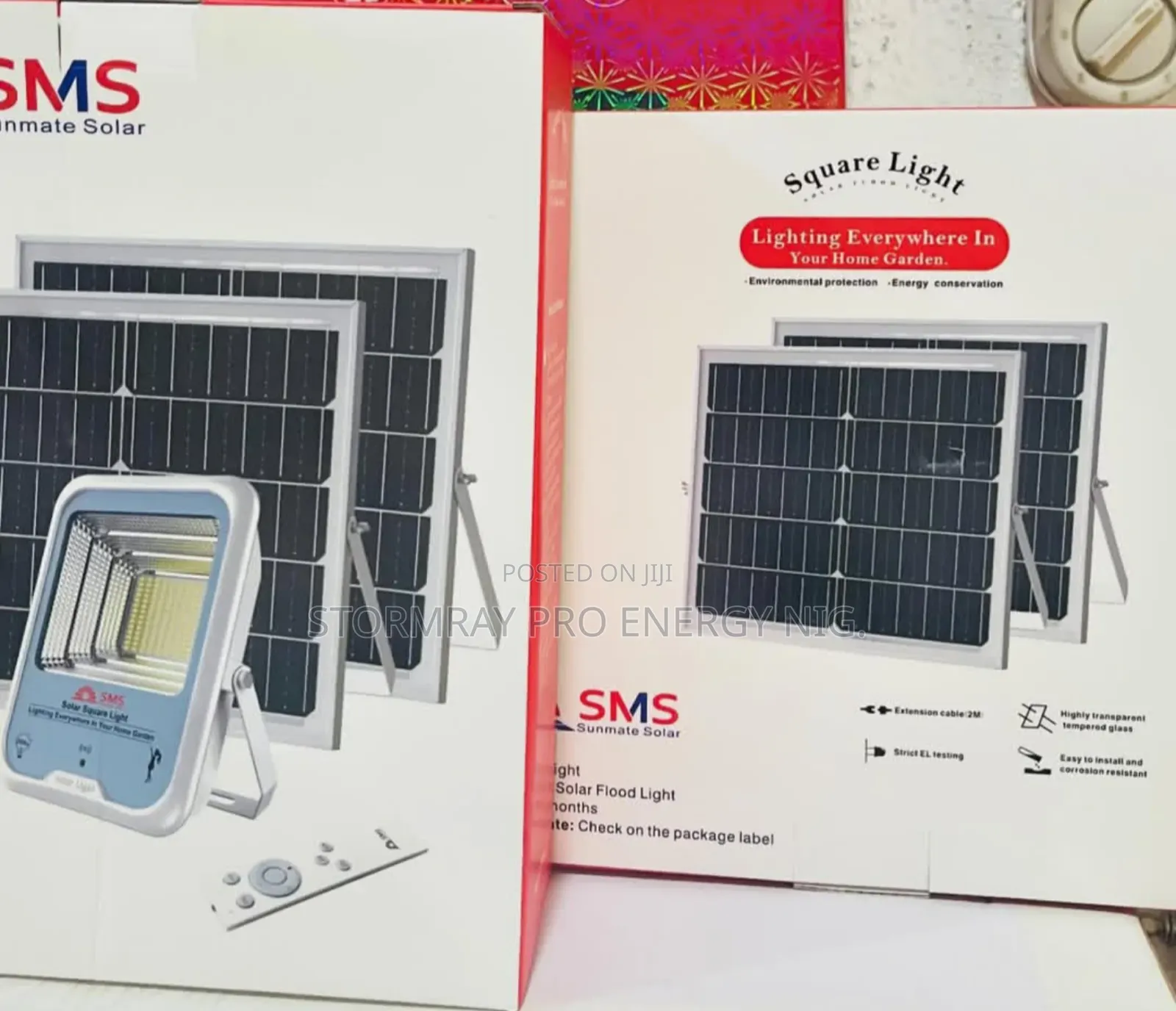 200W SMS Solar Light With Double Panel