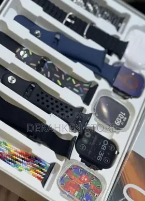 I60 Ultra Smart-Watch With 2 Watch, Airpod Pro 2 and 7 Strap