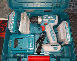 Total Brushless Cordless Drill Kit With 2x 2ah Batteries