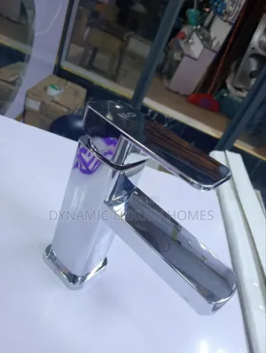 Chrome Square Basin Mixer