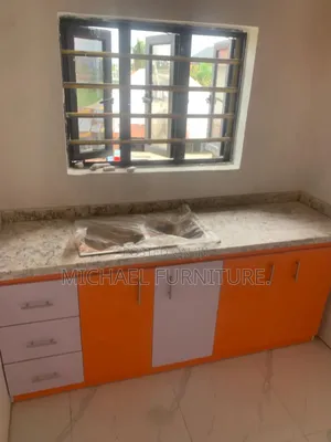 Fine Marble Top  3 by 6 Kitchen Cabinet