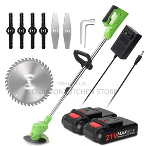 Photo - Quality Wireless Electric Grass Trimer Machine 48vf Battery
