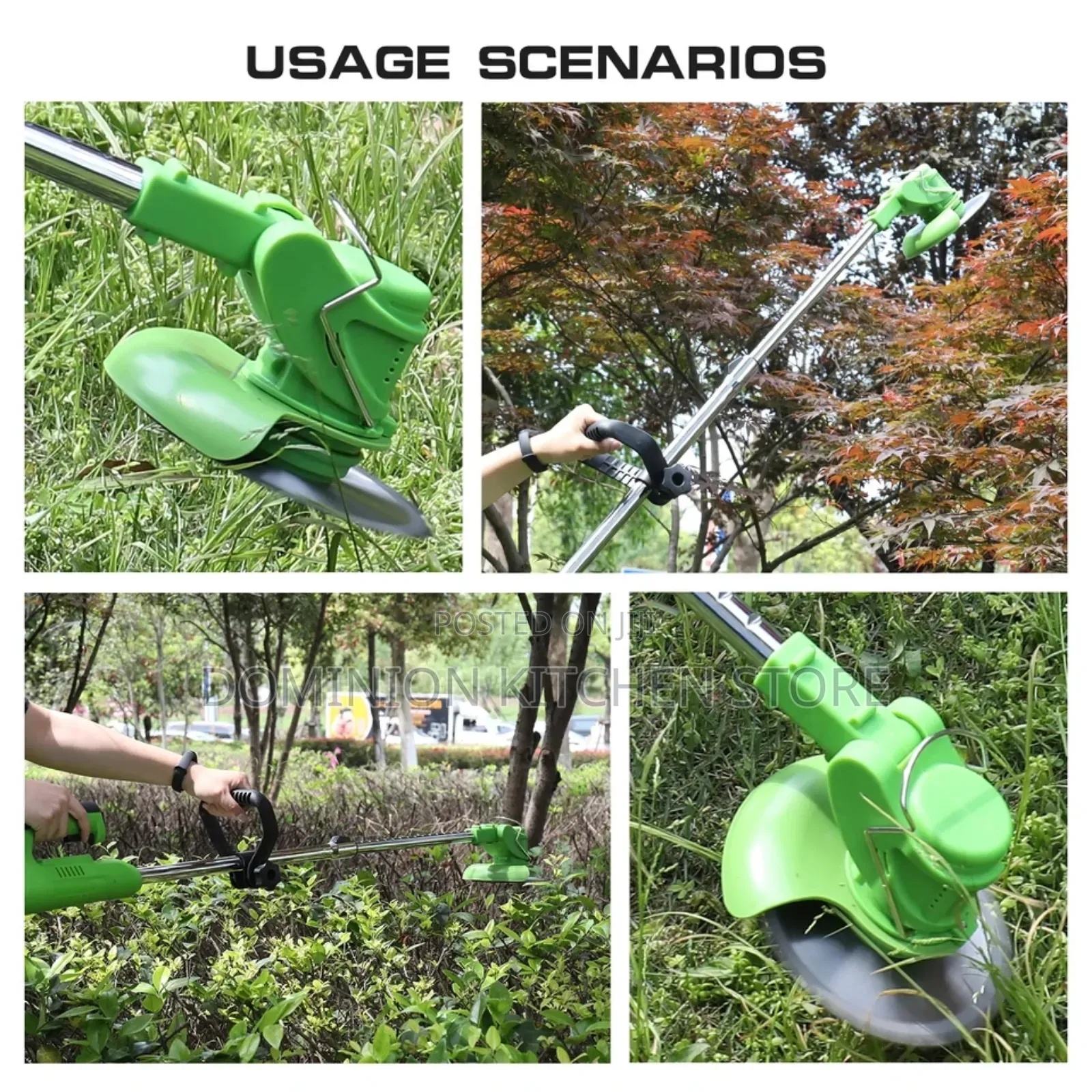Quality Wireless Electric Grass Trimer Machine 48vf Battery