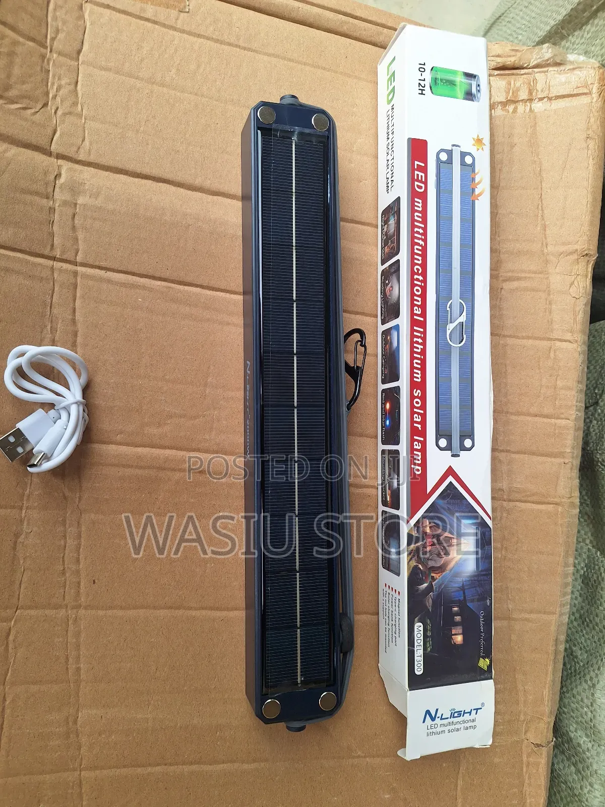32cm Waterproof Solar Rechargeable Lamp