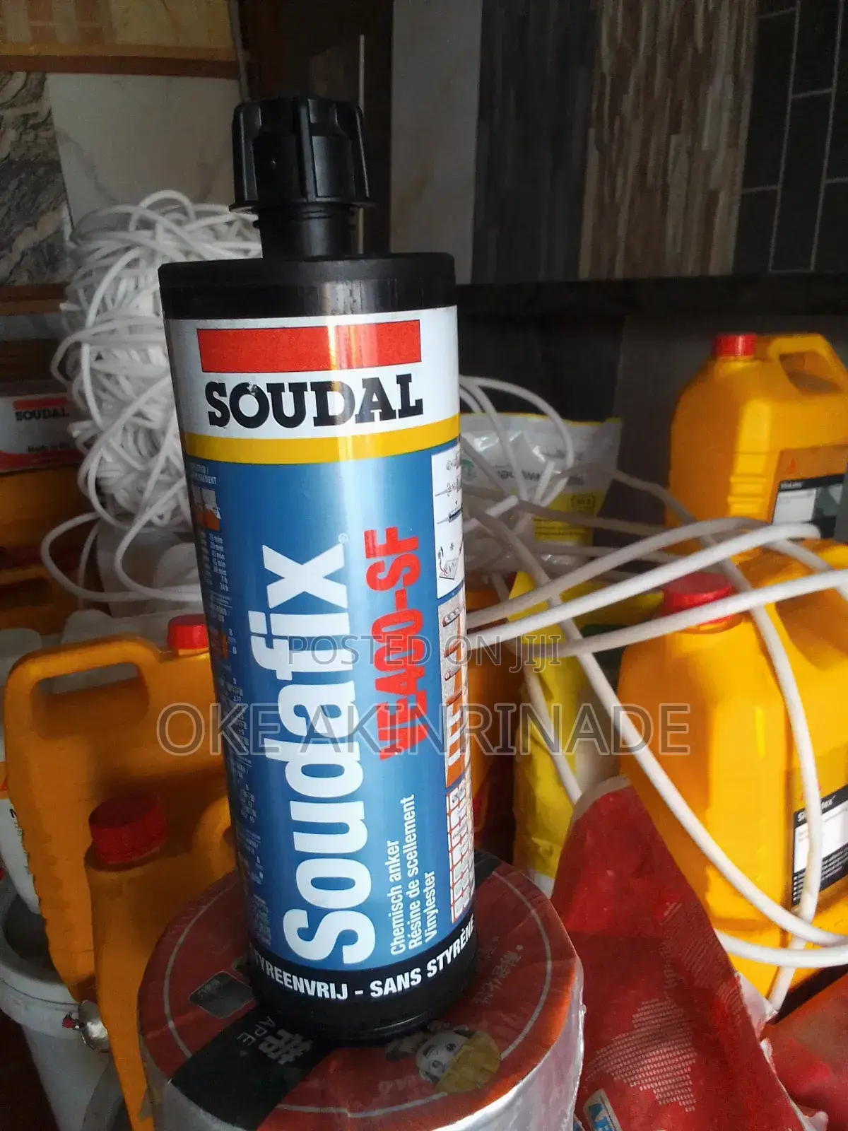 Epoxy Threaded Rodding SOUDAFIX VE400-SF Strong Epoxy Anchoring Resin Threaded Rods for sale ...