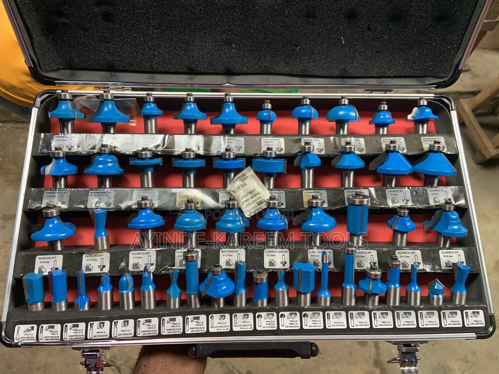 50pcs 12mm Router Bit Sets