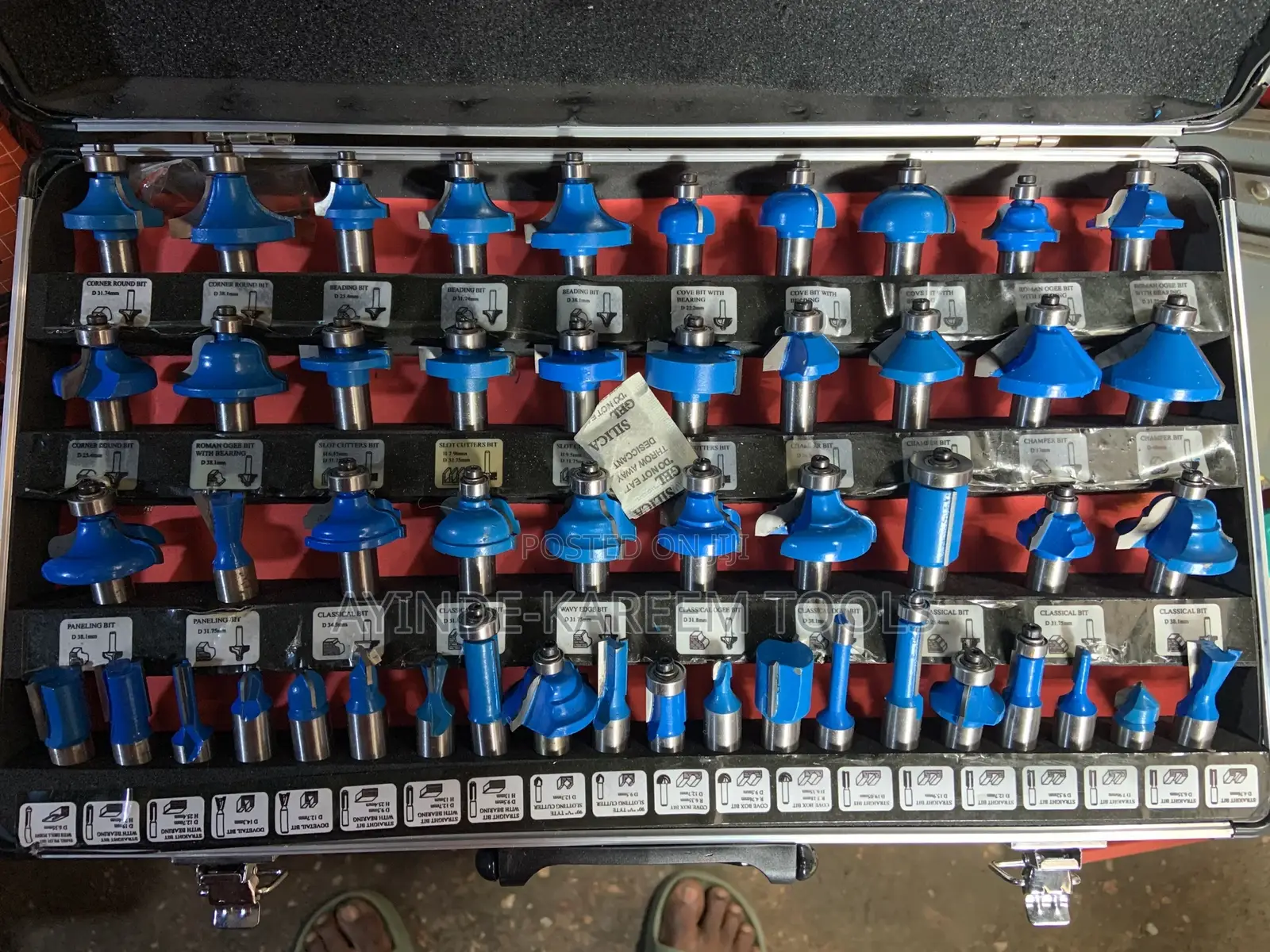 50pcs 12mm Router Bit Sets