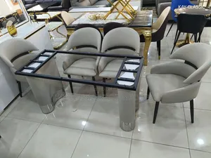 Unique Dining Table Six-seater Marble Design