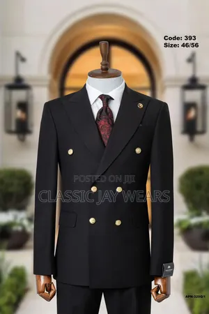 Quality Double Breasted Suit Available in Store