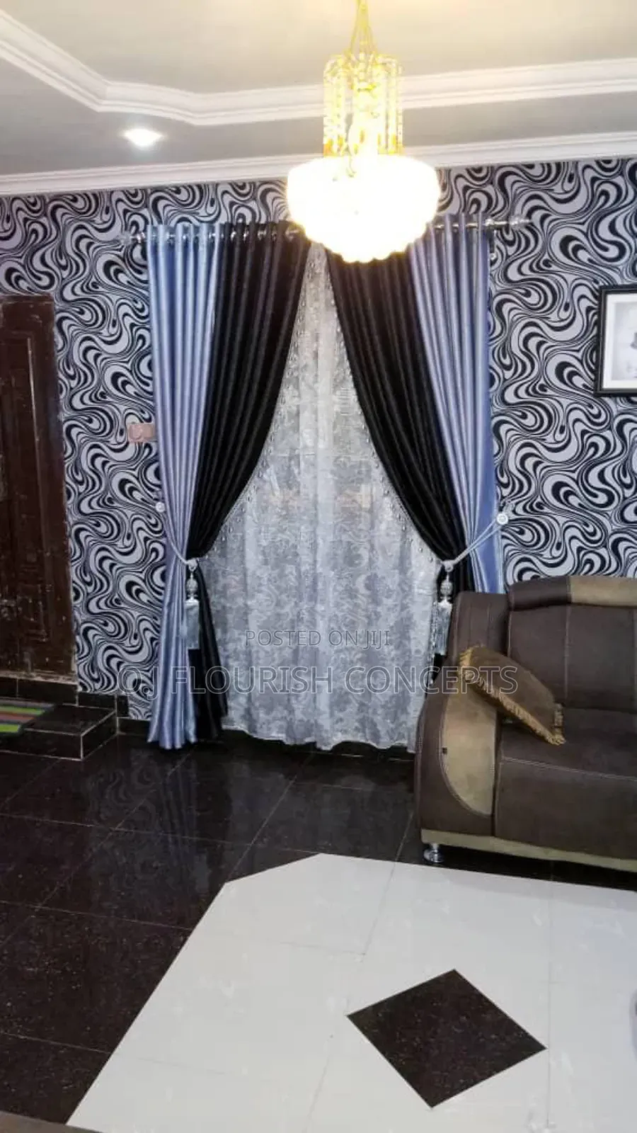 Double Colour Curtain