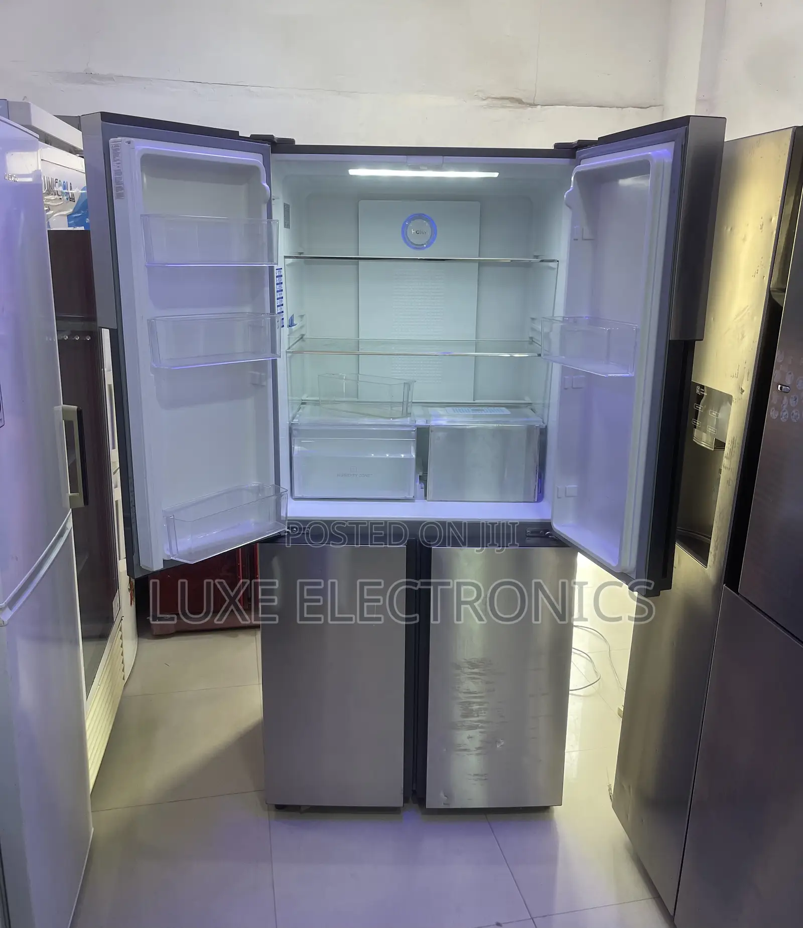 750L Haier Inverter 4 Doors Side By Side Refrigerator