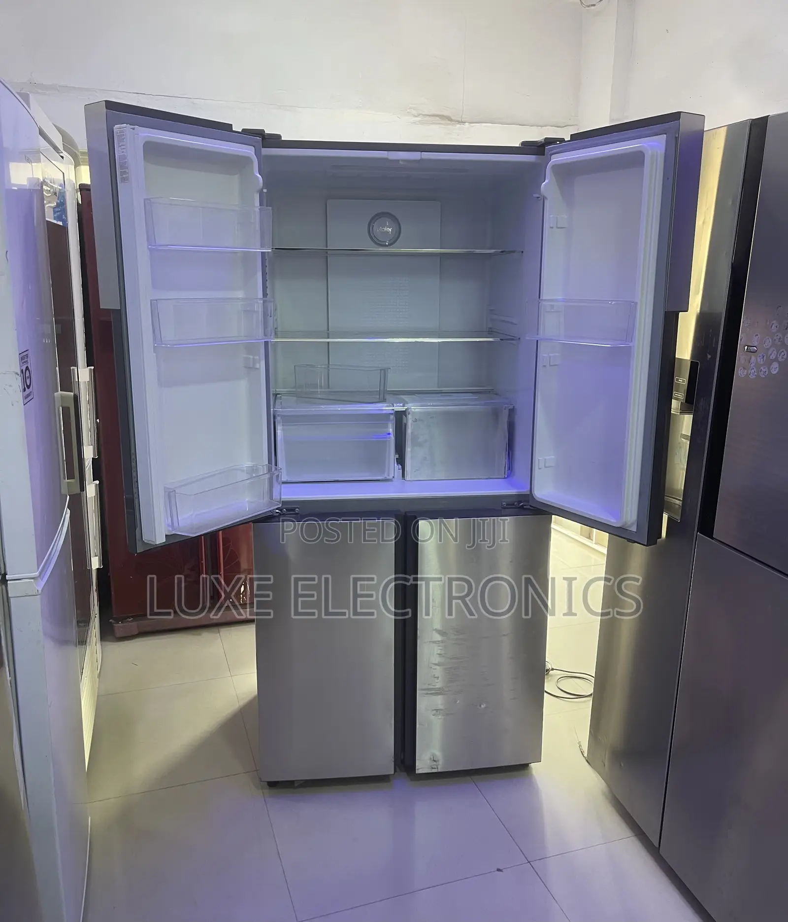 750L Haier Inverter 4 Doors Side By Side Refrigerator