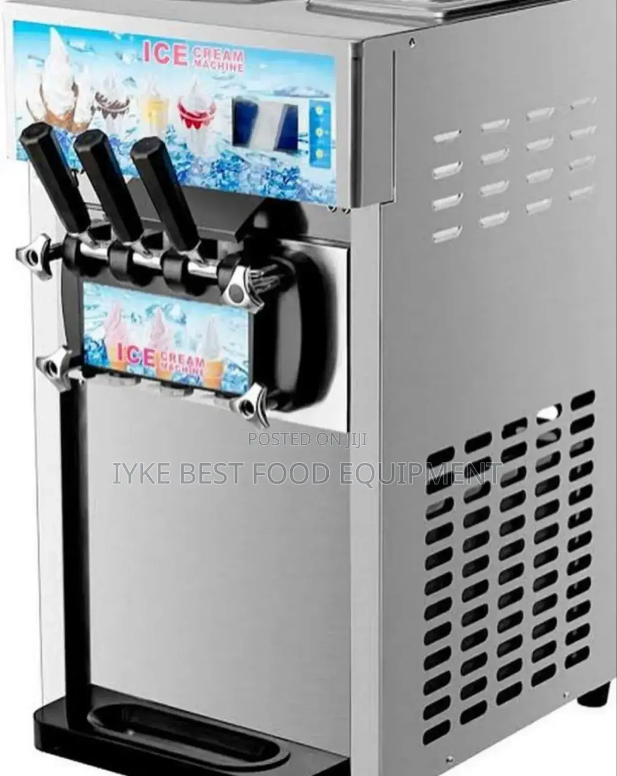 3 Nozzle Table Top Ice Cream Machine
