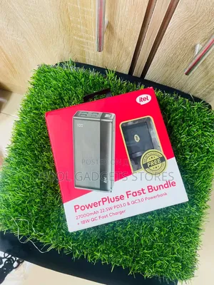 Itel 27000mah 22.5watts Powerbank + Free 18w Charger