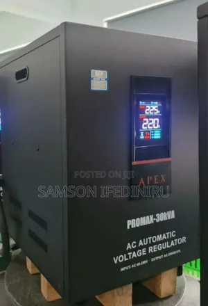 Apex 30kva Relay Single Phase Central Stabilizer 45v-280v