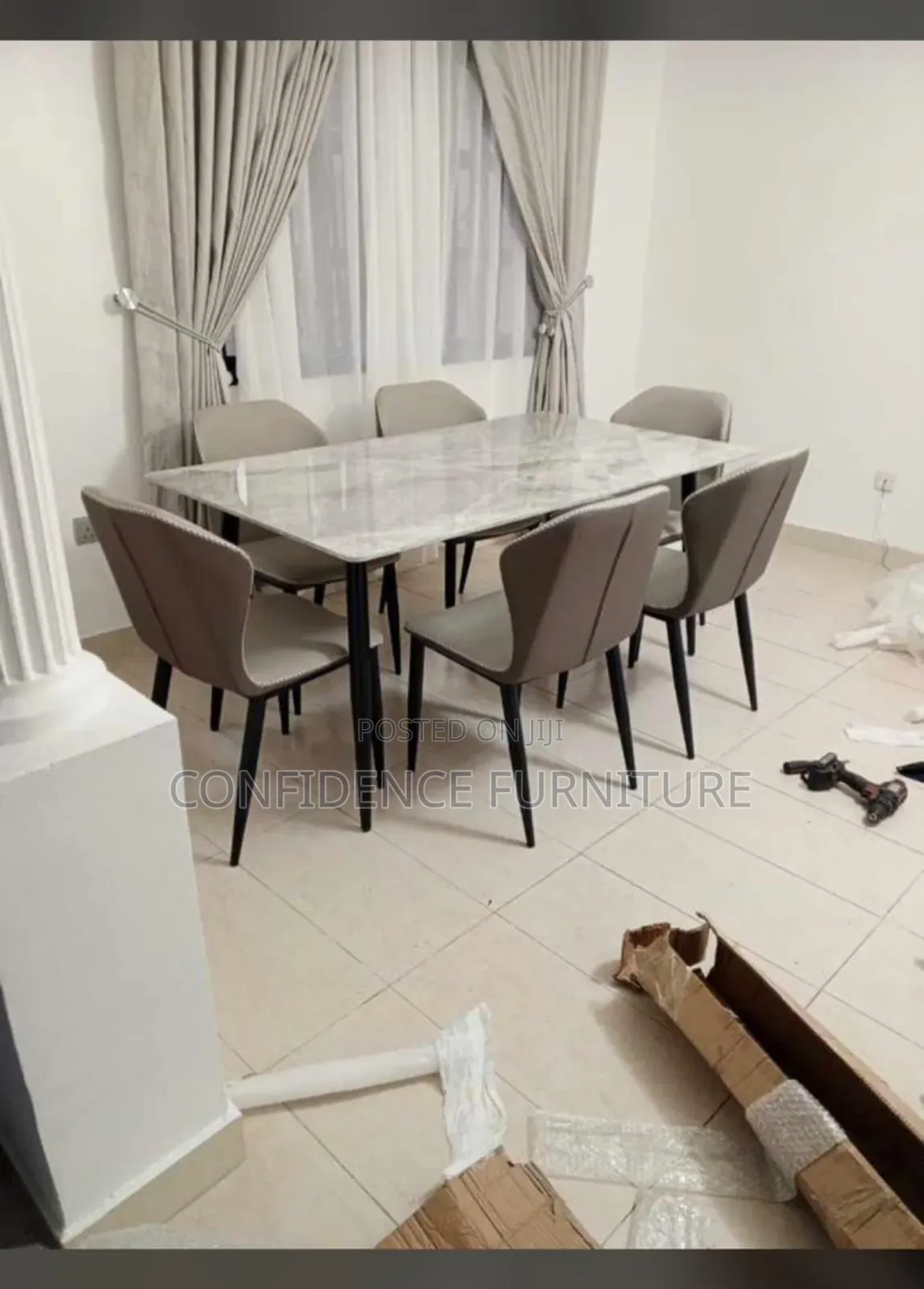 High Quality Executive Dining Table With 6 Chairs