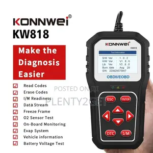 Konnwei Kw818 Eobd Obdii Car Auto Diagnostic Scan Tools Can