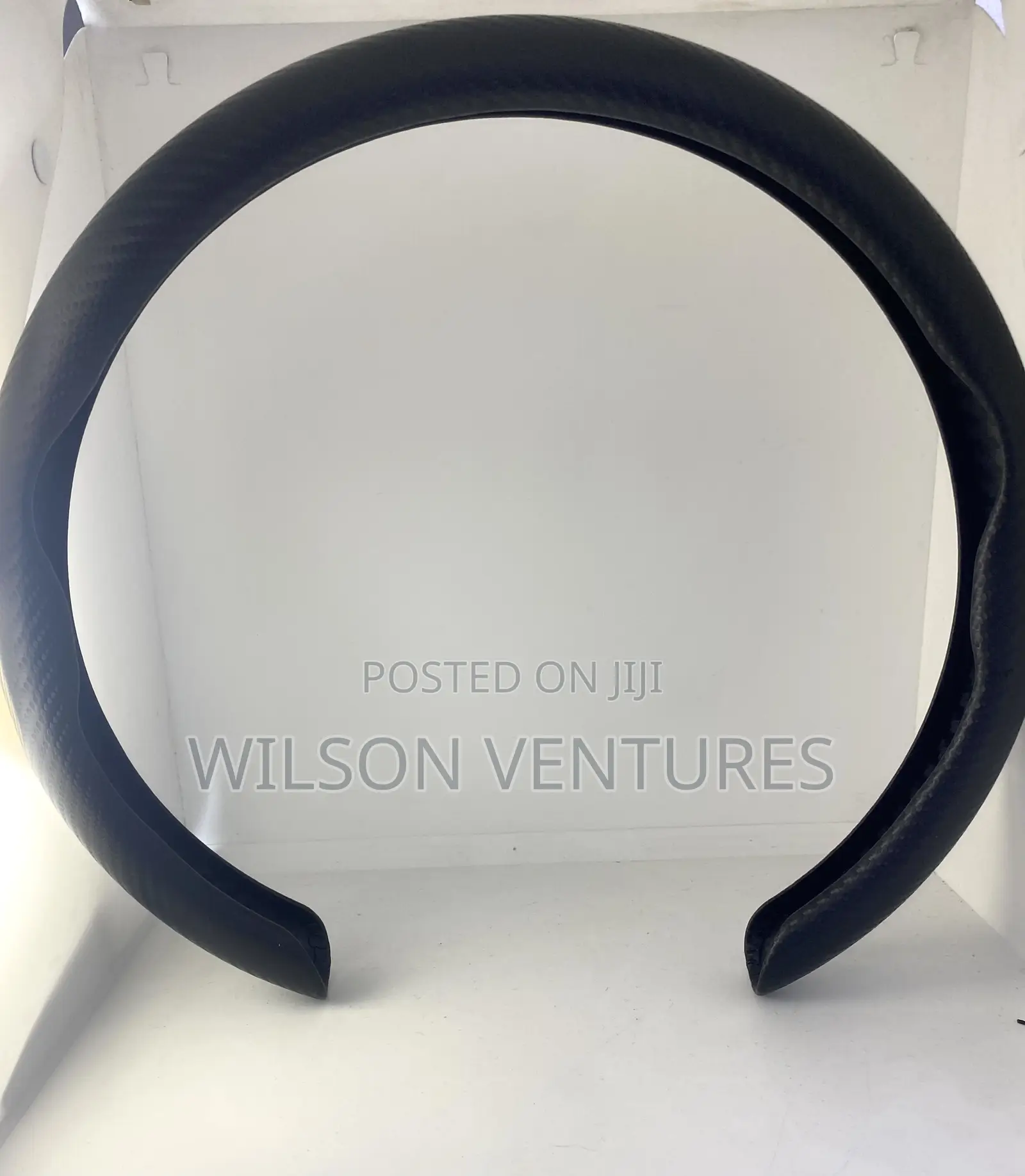 Universal Plain Black Steering Grip Cover