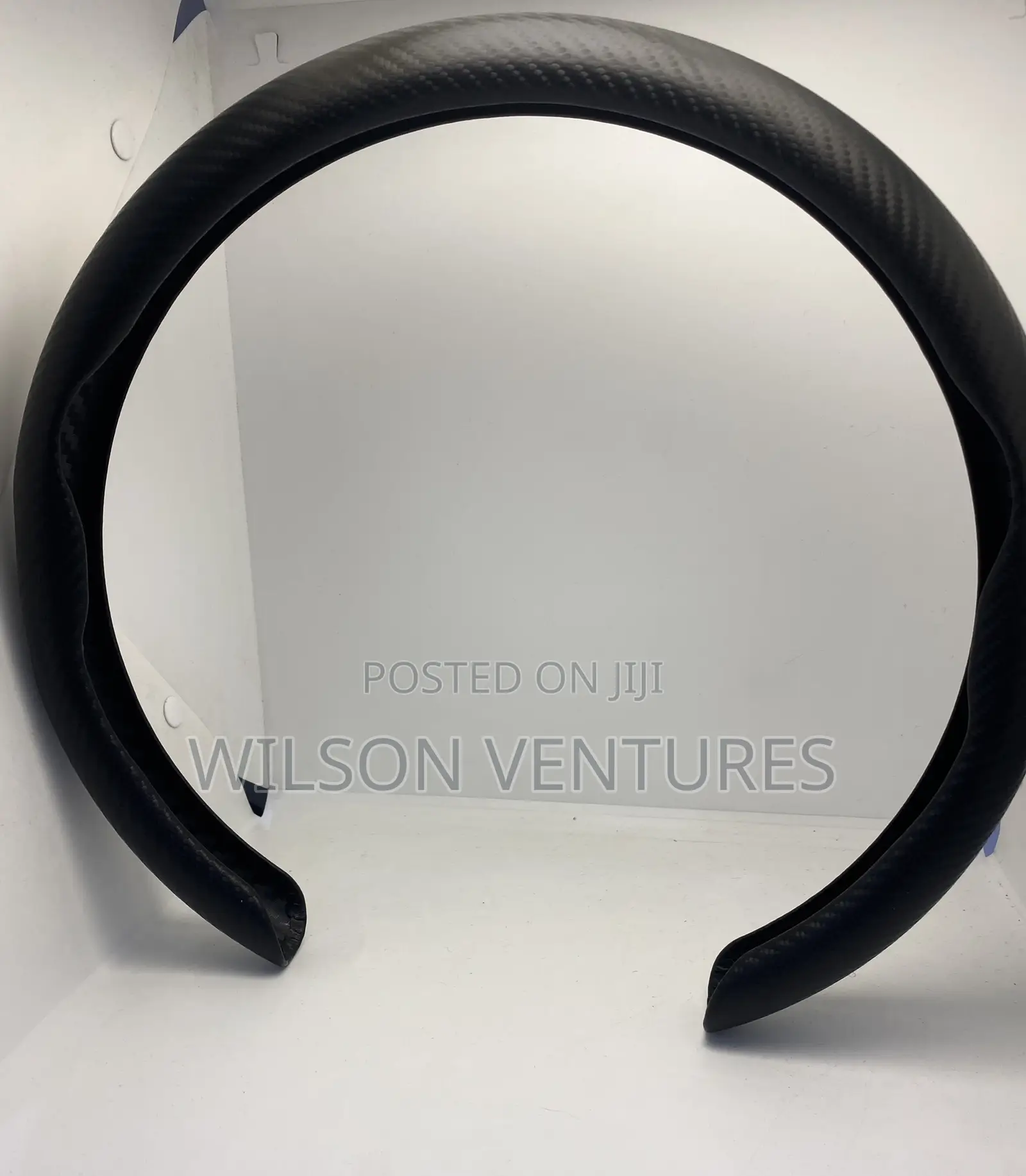 Universal Plain Black Steering Grip Cover