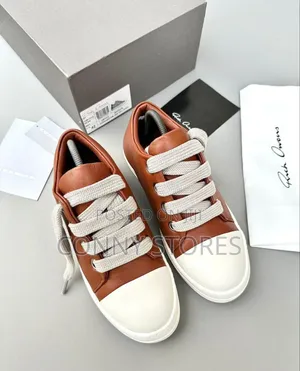 TOP QUALITY Rick Owens Dark Shadow Low Sneaker Coffee Brown‘