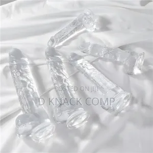 Photo - Transparent/Crystal Clear Penis / Dildo With Suction Cup