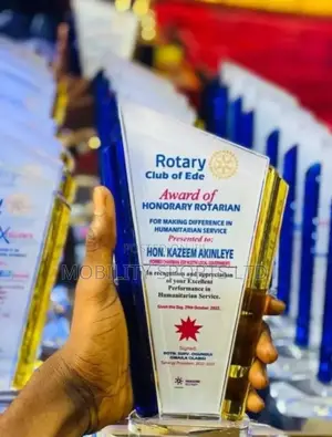 Crystal Award With Printing