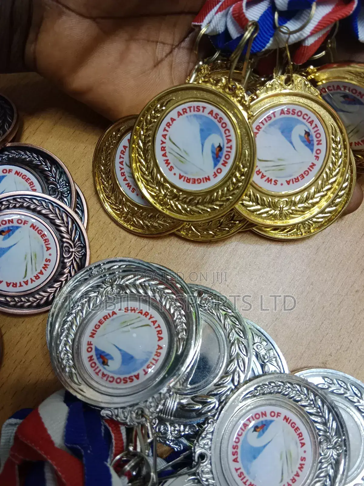 Awarding Medals