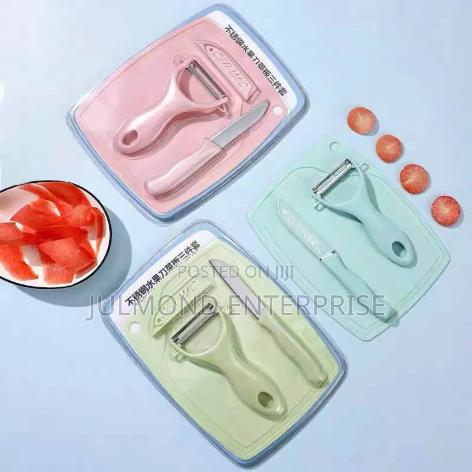 3in1 Cutting Board With Knife Peeler