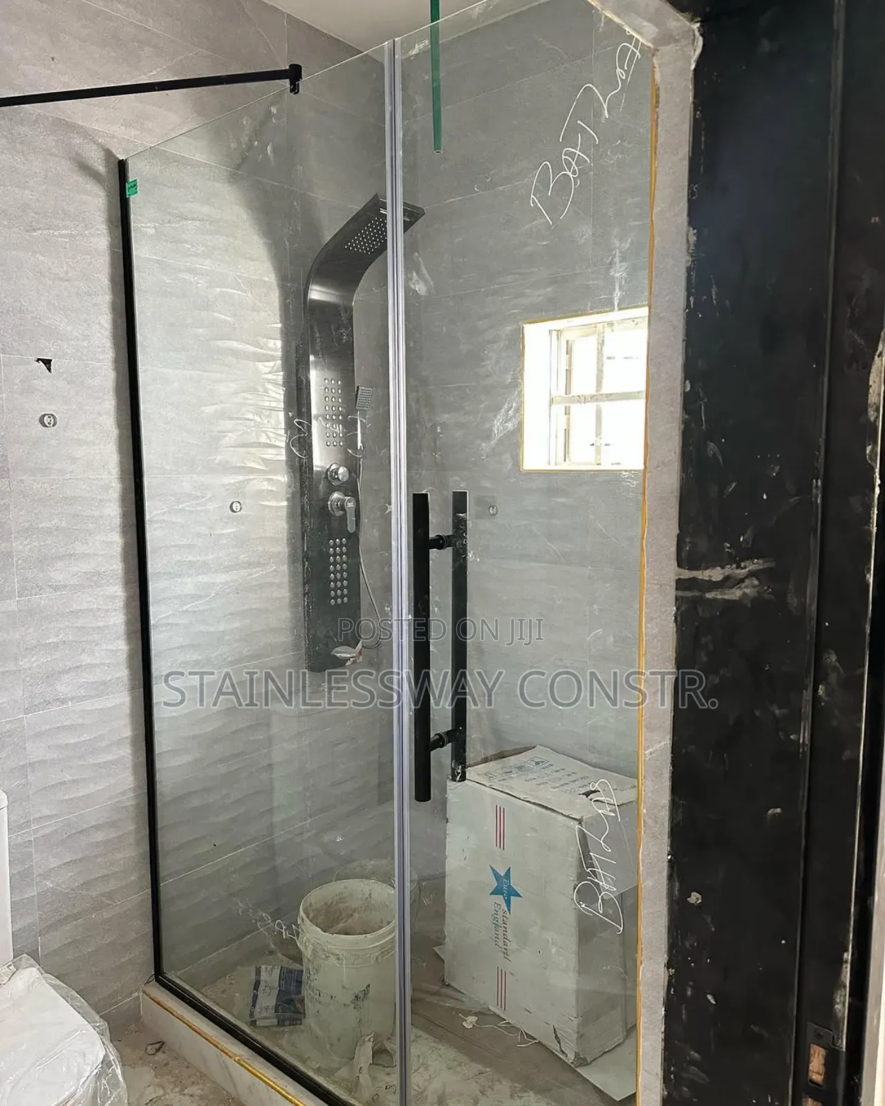 Shower Glass Cubicle Crystal 