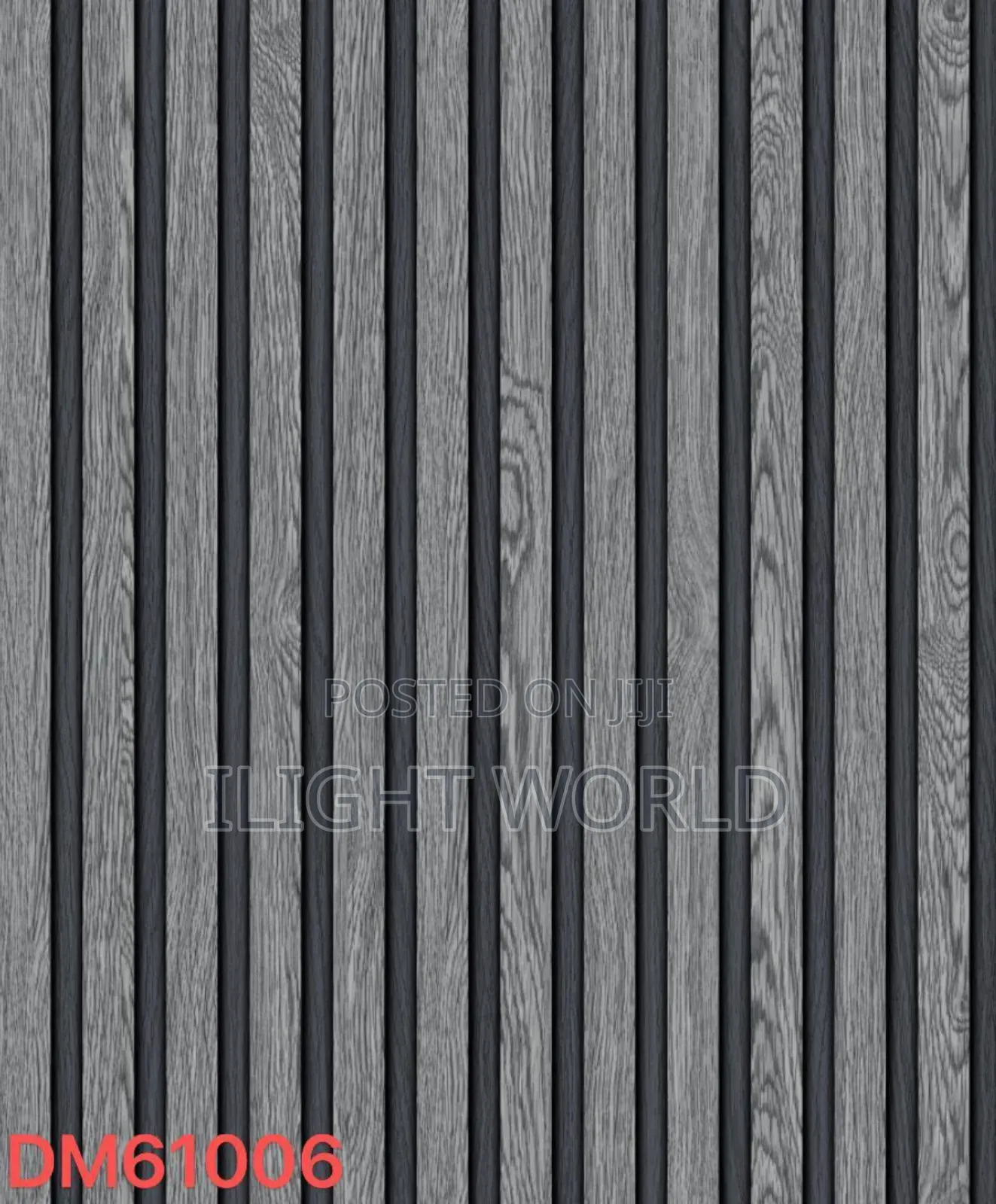 Ash and Brown Fluted Wallpaper