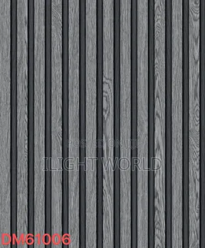 Ash and Brown Fluted Wallpaper