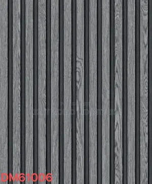 Ash and Brown Fluted Wallpaper