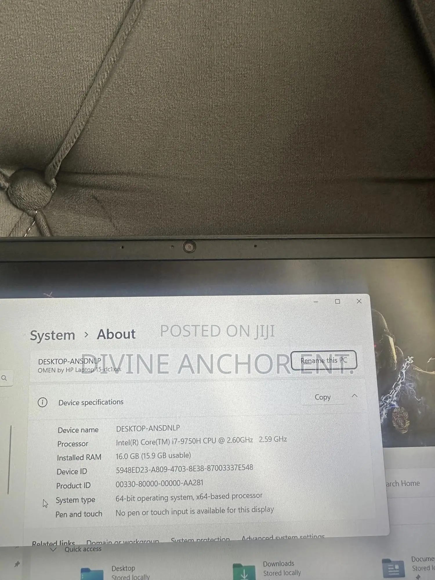 Laptop HP Omen 15 16GB Intel Core I7 SSD 1.5T