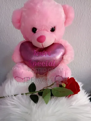 You're Special 35cm Teddy With a Rose Flower 001