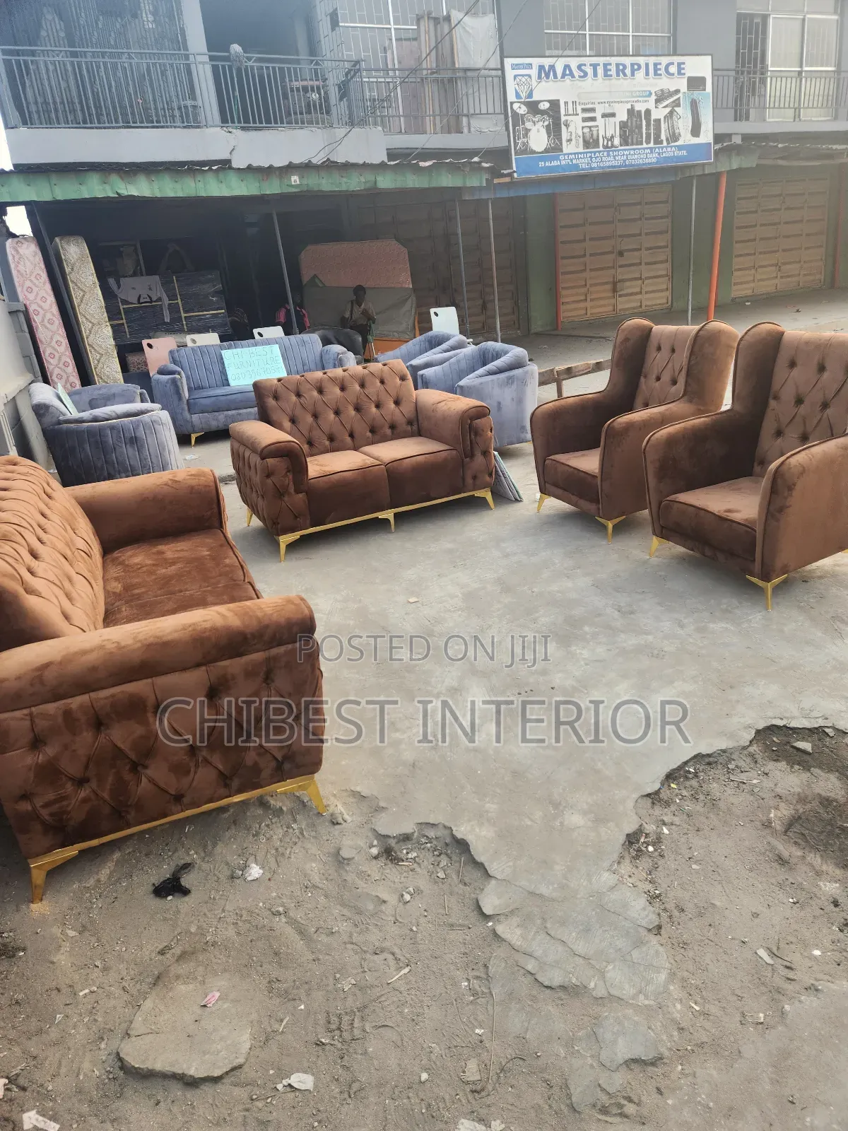 Brand New Set of Fabric Chair.