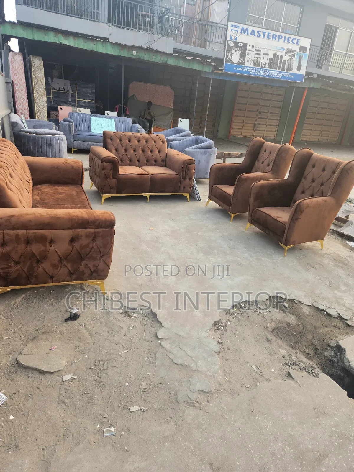 Unique Luxury Padded Sofa Chair.