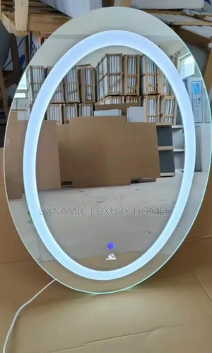 Led Oval Shape Sensor Mirror With One Light