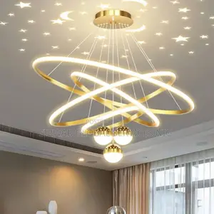 Sitting Room Drop Light by 400/600/800/1000mm Gold/Coffee